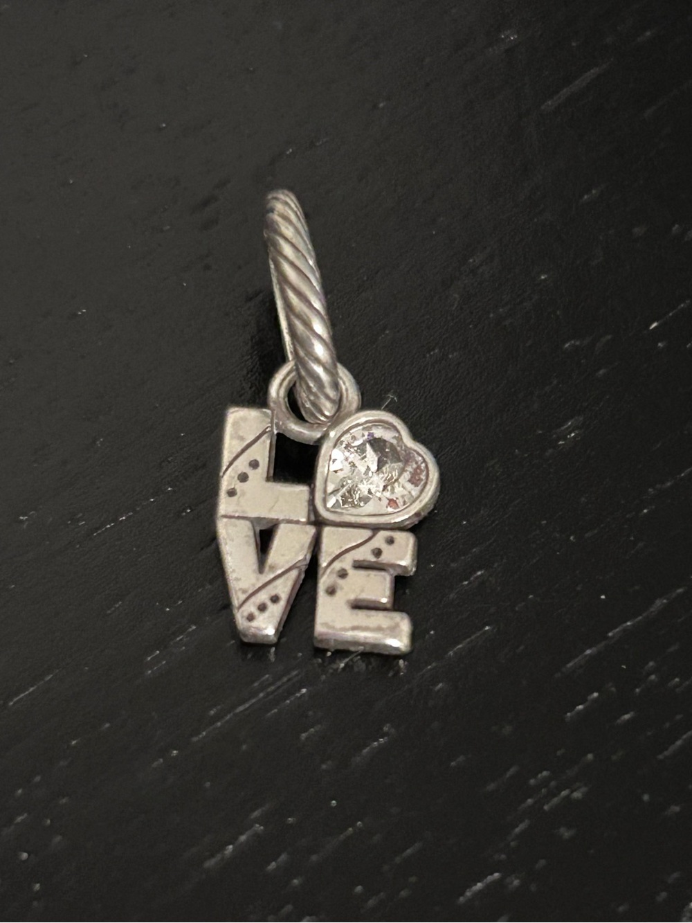 Brighton Stacked "LOVE" Charm